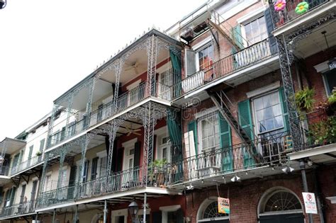 Old New Orleans Houses In French Stock Photo Image Of Mardi Corner