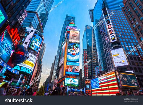 New York City March 25 Times Stock Photo 164046008