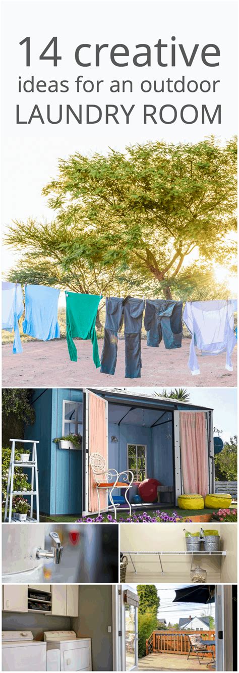 14 Creative Ideas For An Outdoor Laundry Room Outside Laundry Room