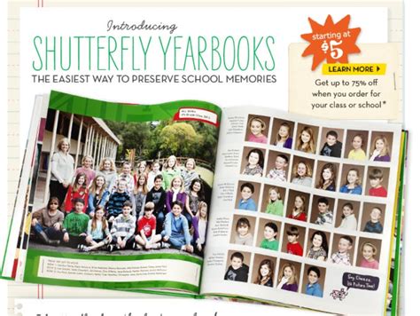 Shutterfly Yearbooks Make Your Own Class Yearbook