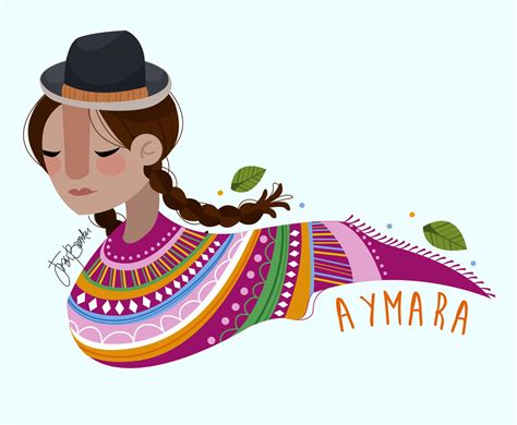 Jezu Bunster Illustrations And Design Mujer Indígena Aymara