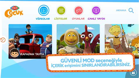 Trt Çocuk Mobil İndir Android İçin Çizgi Film Uygulaması Tamindir