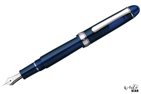 Platinum 3776 Century Fountain Pen Chartres Blue With Silver Trim