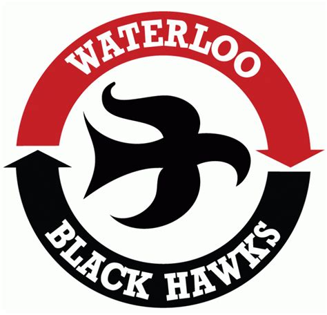 Make excellent hawk logos for free. Waterloo Black Hawks Primary Logo - United States Hockey ...