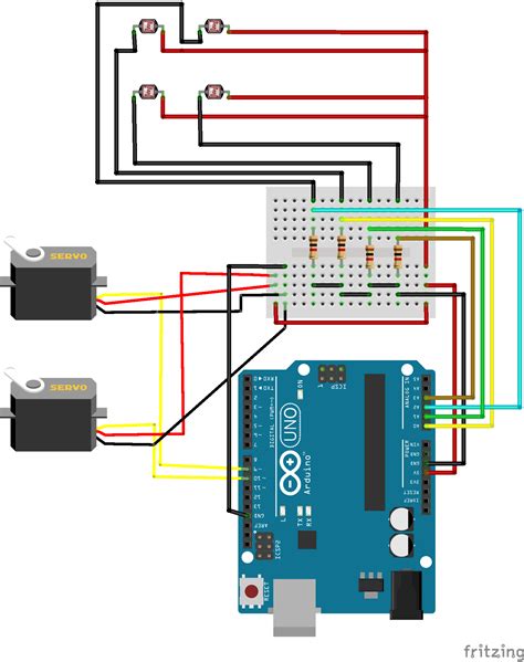 Diy Solar Tracker Arduino Project Ita Arduino Projects Solar Tracker