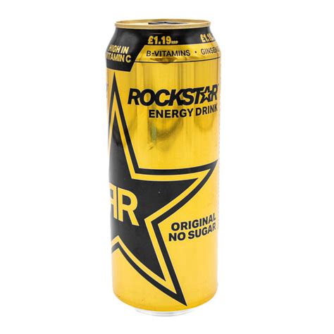 Rockstar Energy Drink Original Sugar Free 500ml 500ml From Rockstar