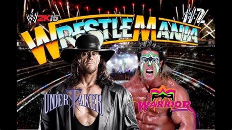 Wwe Wrestlemania The Undertaker Vs The Ultimate Warrior Youtube