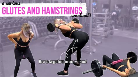 GLUTES And HAMSTRINGS Workout For Growth And Strength YouTube