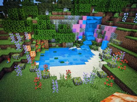 Axolotl Habitat In 2022 Minecraft Garden Minecraft Designs