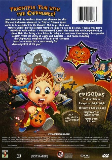 Image The Halloween Collection Dvd Back Cover Alvin And The
