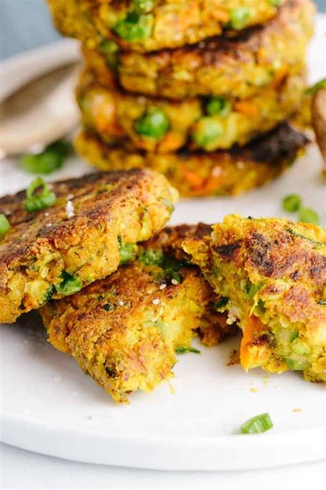 Vegetable Cakes With Chickpeas Jessica Gavin