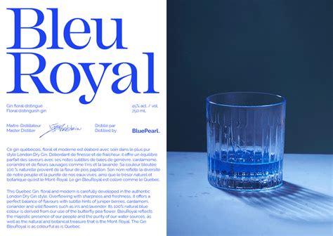 A Blue Glass Sitting On Top Of A Table Next To An Article About Blue Royal