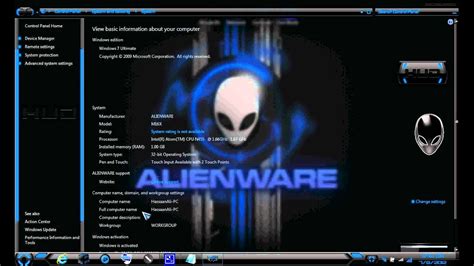 Alienware Theme Pack For Windows 7 Youtube