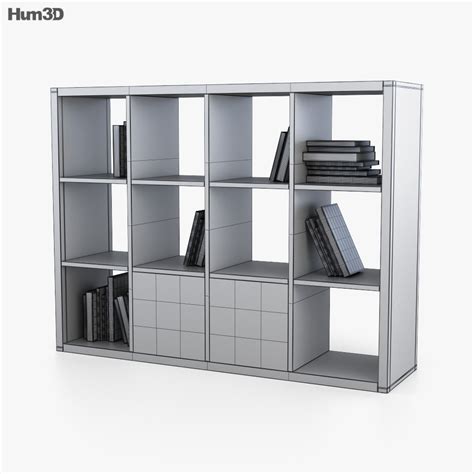 Ikea Kallax Bookcase 3d Model Furniture On Hum3d