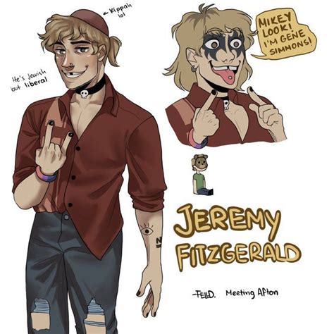 Jeremy Fitzgerald Jeremy Fitzgerald Fnaf Character Design Male