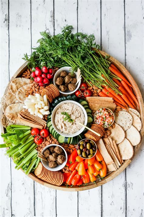 Epic Vegan Charcuterie Board With Plant Based Meatballs And Cashew Dip