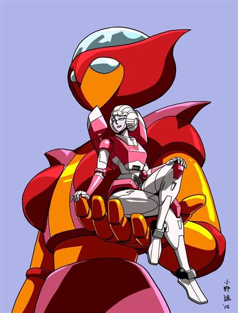 Arcee and Aphrodai A Mazinger Z tai Transformers by Makoto Ono 東映アニメーション アニメーション マジンガーz