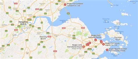 Ports Of Ningbo Ningboport Map Ningbo Container Port Address