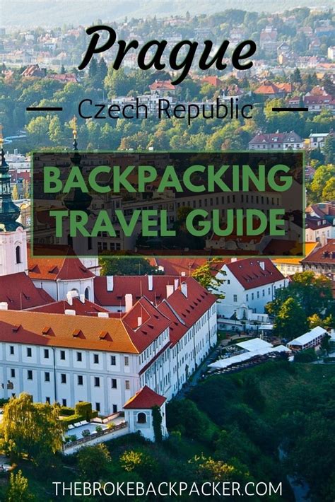 prague czech with text overlay that reads backpacking travel guide on the image