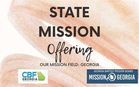 State Missions 2021 First Baptist Church