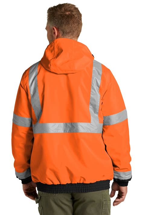 Cornerstone Csj500 Mens Safety Orange Enhanced Visibility Waterproof