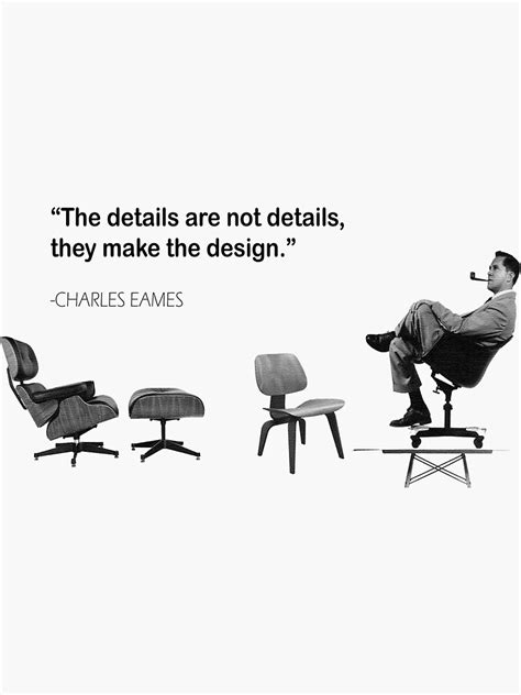 Charles Eames Great Quote Sticker For Sale By Jehelena Redbubble