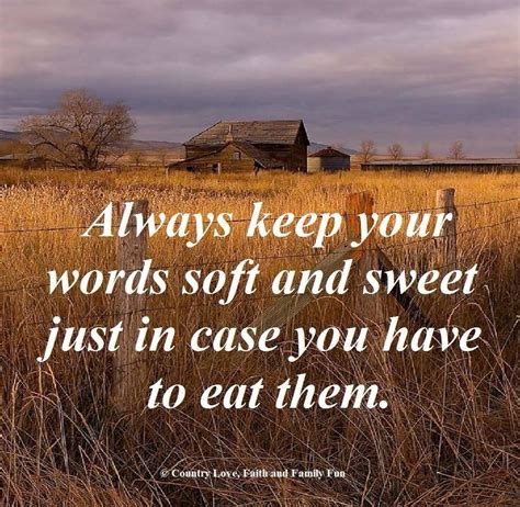 Always Keep Your Words Soft And Sweet Words Daily Affirmations