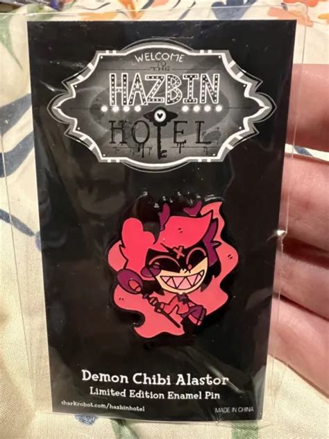 Hazbin Hotel Alastors Demon Shadow Halloween Limited Edition Enamel