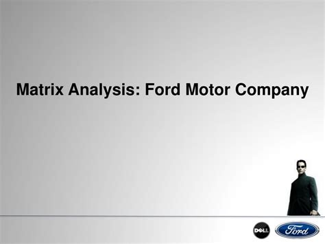 Ppt Ford Motor Company Supply Chain Strategy Powerpoint