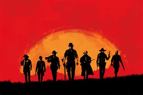 Red Dead Redemption 2 Game Art Poster Uncle Poster