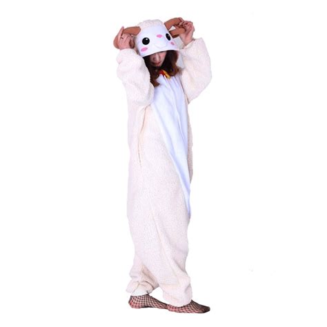 Goat Sheep Onesie Pajamas Kigurumi Animal Costumes For Adult