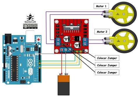 Beetlecraft Tutorial Driver L298n Parte 1 Motores Dc