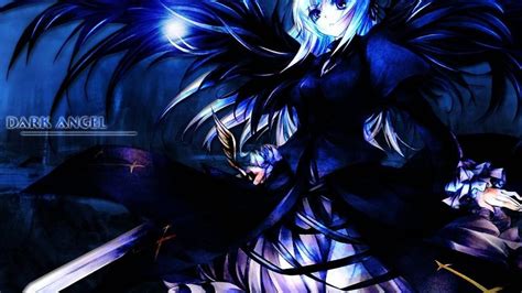 Dark Blue Anime Wallpapers Wallpaper Cave