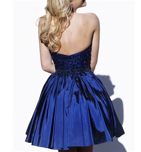 Real Made Royal Blue Short Prom Dressescharming Homecoming Dresses