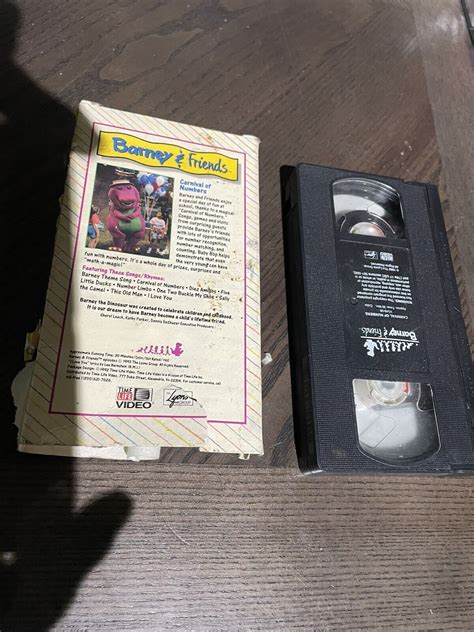 Barney And Friends Carnival Of Numbers Vhs Ebay