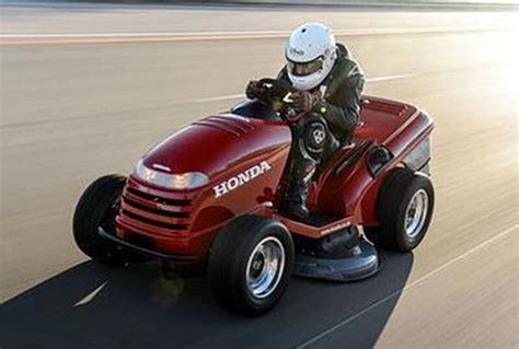 Ever Wonder What The Worlds Fastest Lawnmower Looks Like Check This