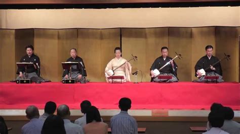 常磐津 齋の会 - 雷船頭 Tokiwazu Sainokai - Kaminari Sendou 2015/07/18 - YouTube