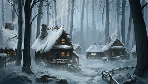 Snowy Village Picture Big By Cheryl Ong Cherylolw Galeria De Arte