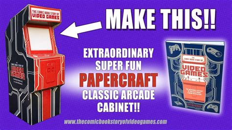 Arcade Machine Papercraft Template Arcade Machine Talister Papercraft