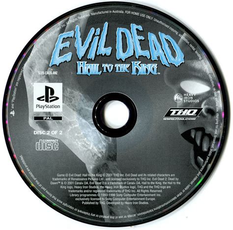 Evil Dead Hail To The King 2000 Playstation Box Cover Art Mobygames