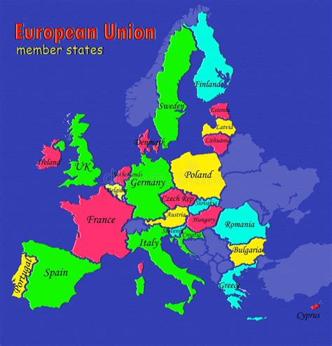 Map Of Europe Member States Of The Eu Nations Online