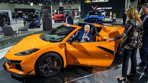 At Detroit Auto Show Biden Announces Money For Charging Stations The
