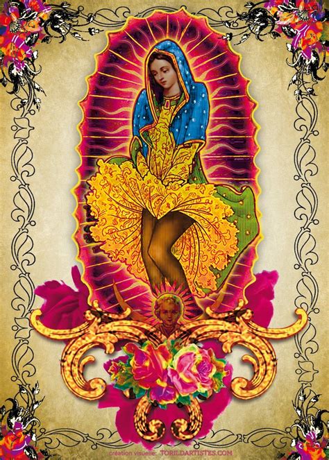 Virgen Guadalupe Marylin Image 0 Mexican Art Virgin Mary Art