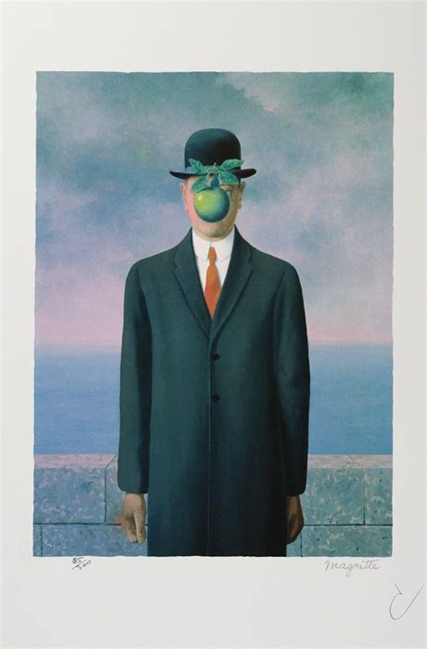 René Magrittes The Son Of Man For Sale On Artsy