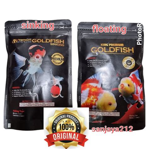 Jual Pelet Ikan Premium 88 Goldfish Pakan Mas Koki Floating Atau
