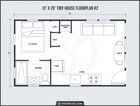12 X 20 Tiny Home Designs Floorplans Costs And More The Tiny Life