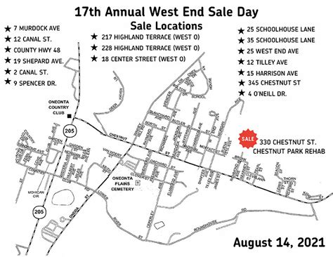 West End And West Oneonta Sale Days — Destination Oneonta