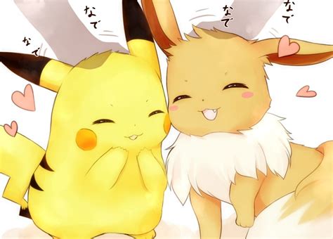 Pickachu And Evee Ship Has Sailed Pikachu Art Pikachu Cute Pokemon