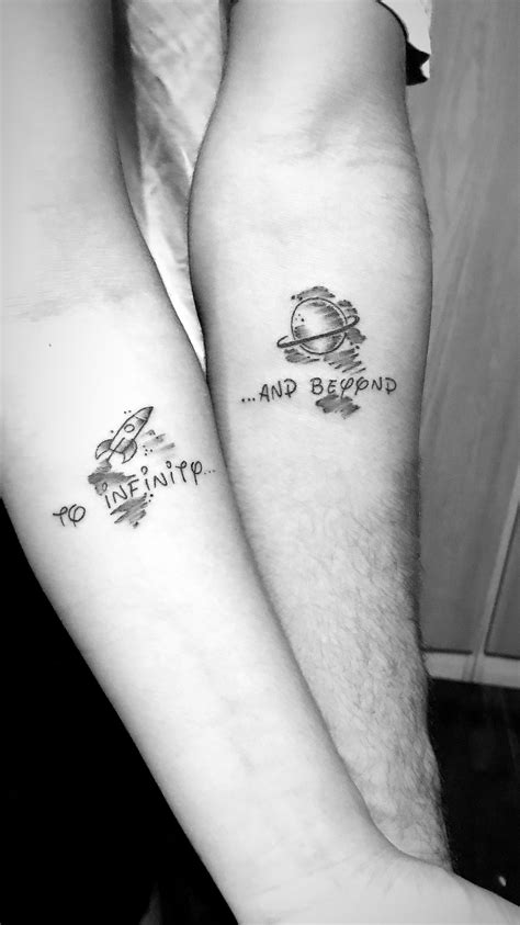 To Infinity And Beyond Couple Tattoo