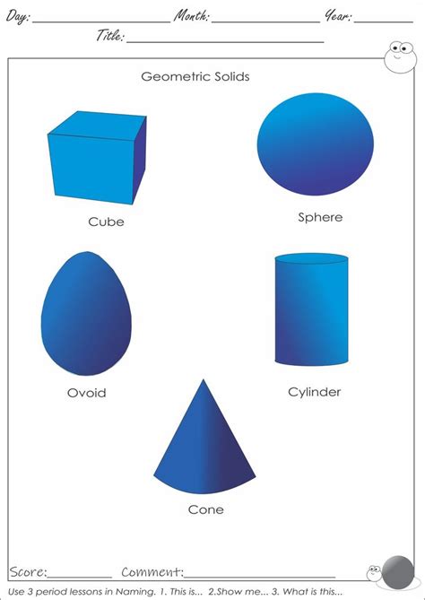 Geometric Solids Geometric Solids Free Workbook Worksheets